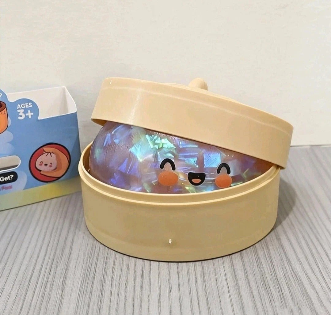 Rare Glitter Dumpling Squishy Toy Mystery Blind Box Bao Bun Stress Relief Toy