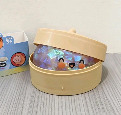 Rare Glitter Dumpling Squishy Toy Mystery Blind Box Bao Bun Stress Relief Toy