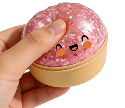 Rare Glitter Dumpling Squishy Toy Mystery Blind Box Bao Bun Stress Relief Toy