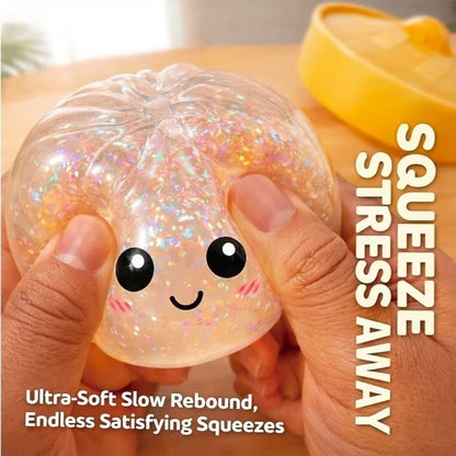 Rare Glitter Dumpling Squishy Toy Mystery Blind Box Bao Bun Stress Relief Toy