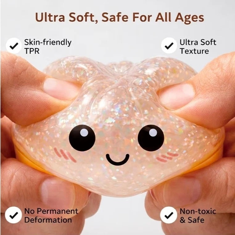 Rare Glitter Dumpling Squishy Toy Mystery Blind Box Bao Bun Stress Relief Toy