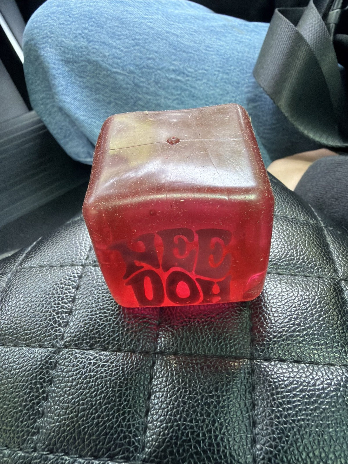 Needoh Viral Red Dr. Pepper Nice Cube Squeeze Toy